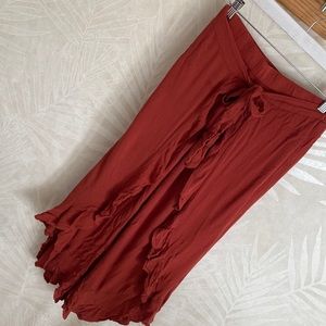 Burnt Orange Flowy Pants